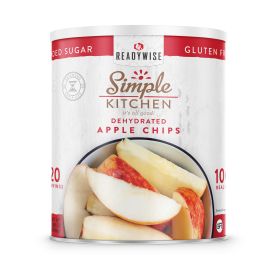 Simple Kitchen Dried Apple Chips - 20 Serving Can