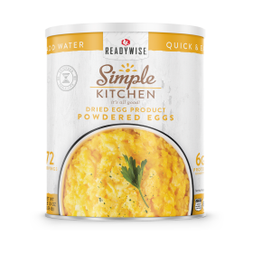 Simple Kitchen Powdered Eggs - 72 Serving Can