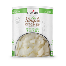 Simple Kitchen Dehydrated Chopped Onions - 250 Serving Can