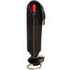 Pepper Shot 1.2% MC 1/2 oz pepper spray leatherette holster and quick release keychain black