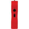 Rechargeable Runt 80,000,000 volt stun gun with flashlight and wrist strap disable pin Red