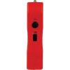 Rechargeable Runt 80,000,000 volt stun gun with flashlight and wrist strap disable pin Red