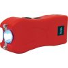 Rechargeable Runt 80,000,000 volt stun gun with flashlight and wrist strap disable pin Red