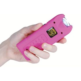 80,000,000 volt MultiGuard Stun Gun Alarm and Flashlight with Built in Charger Pink