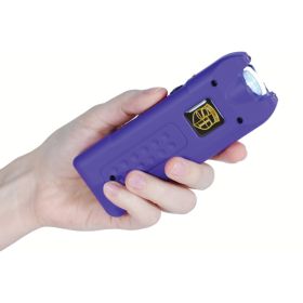 80,000,000 volt MultiGuard Stun Gun Alarm and Flashlight with Built in Charger Purple