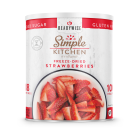 Simple Kitchen FD Sliced Strawberries - 18 Serving Can