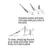 16 inch Rubber Handle Steel Baton