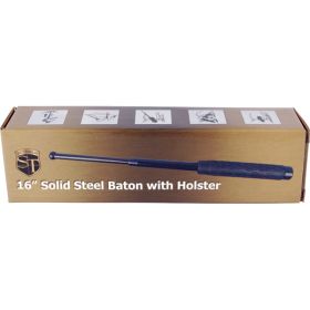 16 inch Rubber Handle Steel Baton
