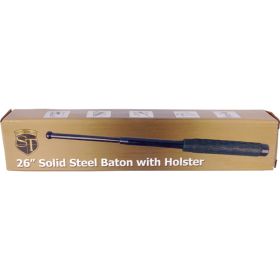 26 inch Rubber Handle Steel Baton