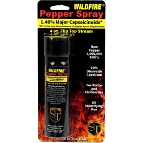 Wildfire 1.4% MC 4 oz pepper spray flip top