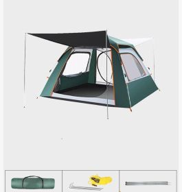 Foldable Automatic Thickening Sunscreen Wild Picnic Home Full Set Camping Tent (Option: Vinyl58-6 Style)