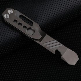 Titanium Alloy Multi-purpose Portable Crowbar (Option: Gun Grey)