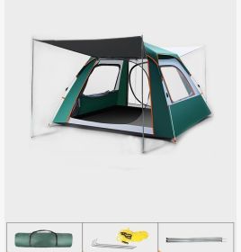 Foldable Automatic Thickening Sunscreen Wild Picnic Home Full Set Camping Tent (Option: Vinyl style-6 Style)