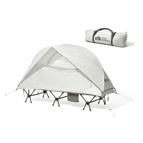 Ultra-light Folding Rainproof Camping Single Tent (Color: White)