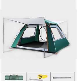 Foldable Automatic Thickening Sunscreen Wild Picnic Home Full Set Camping Tent (Option: Two doors and Windows34-4 Style)