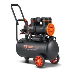 VEVOR Air Compressor 90 PSI 70 dB Ultra Quiet Oil-Free (Tank Capacity: 6.3 Gallon/ 24 L)